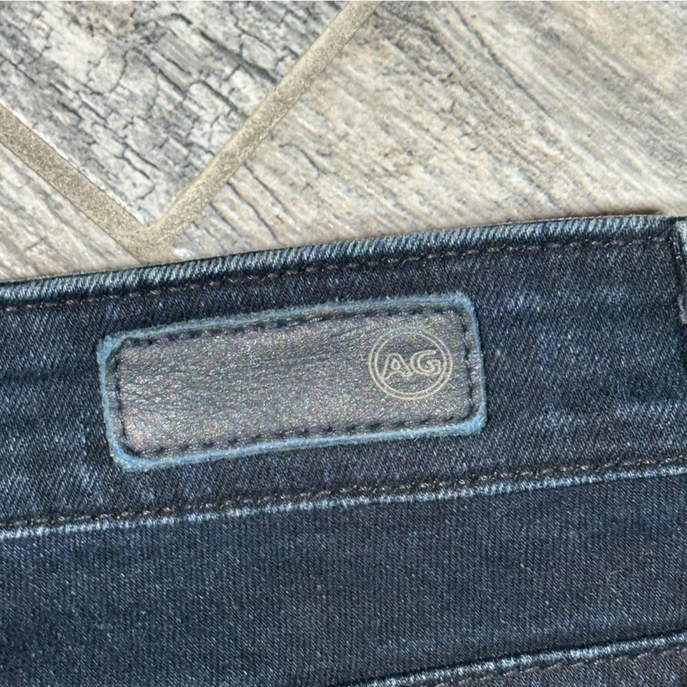 AG ADRIANO GOLDSCHMIED THE MARI Dark Wash High Rise Straight Leg Jeans 27 - Picture 12 of 15